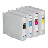 Compatible Epson T7551/T7552/T7553/T7554 Set of 4 Ink Cartridges High Capacity (Black/Cyan/Magenta/Yellow)
